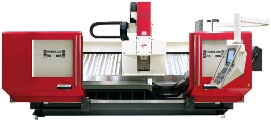 Hedelius large part machining